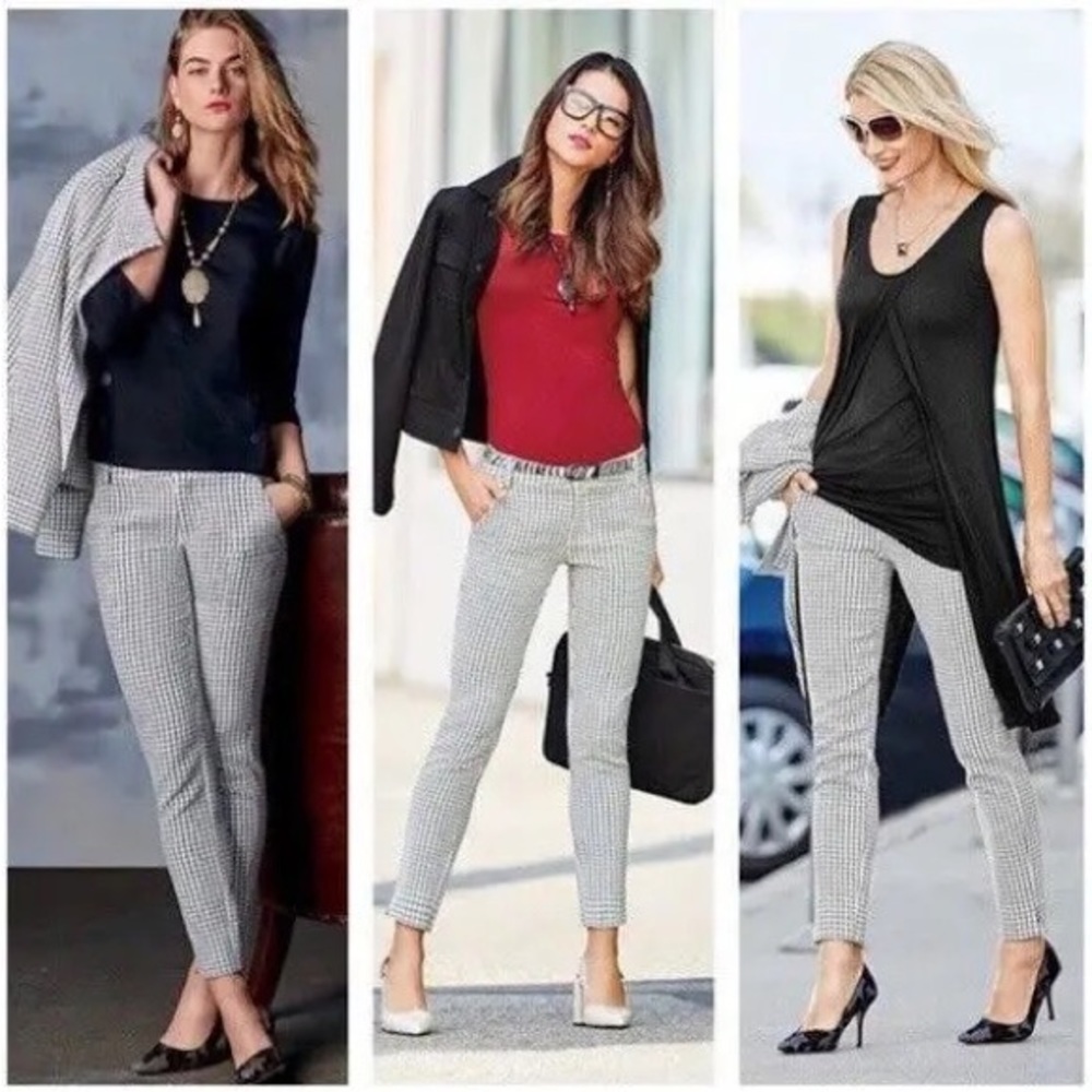 Cabi windowpane dress pants